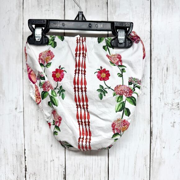 Hill House Bloomer Baby One Size Nap Bloomer Red Shell Vine Stripe Cotton NWOT - Picture 2 of 2